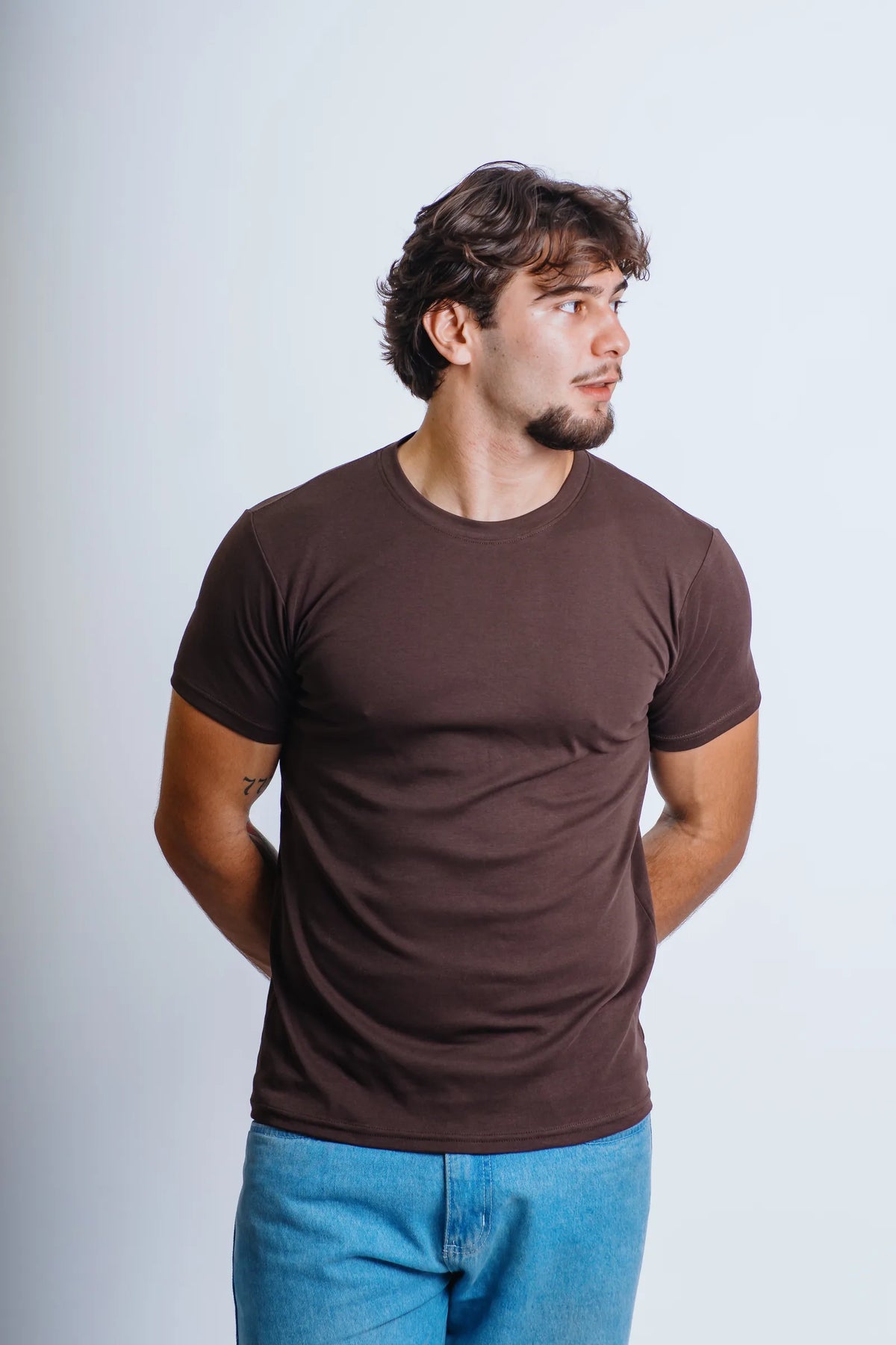 Camiseta Essential Cacau, vista de frente