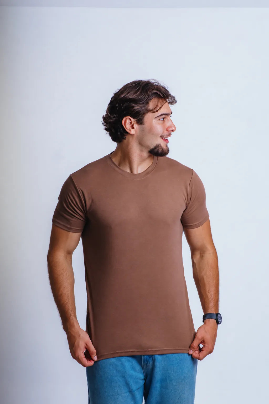 Camiseta Essential Castor, vista de frente
